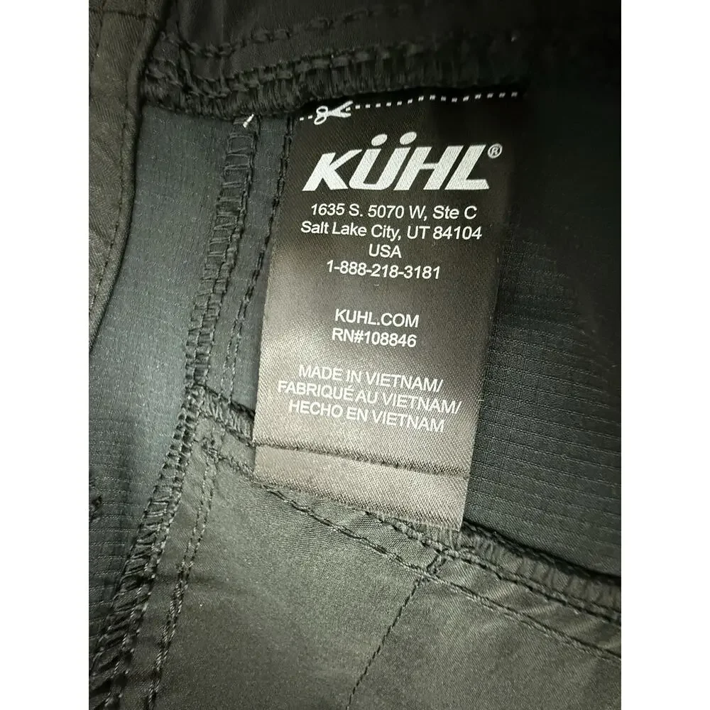 Kuhl Silencr Pants Mens 40x34 Black Ripstop Hiking Trekking 5166 - Picture 6 of 11